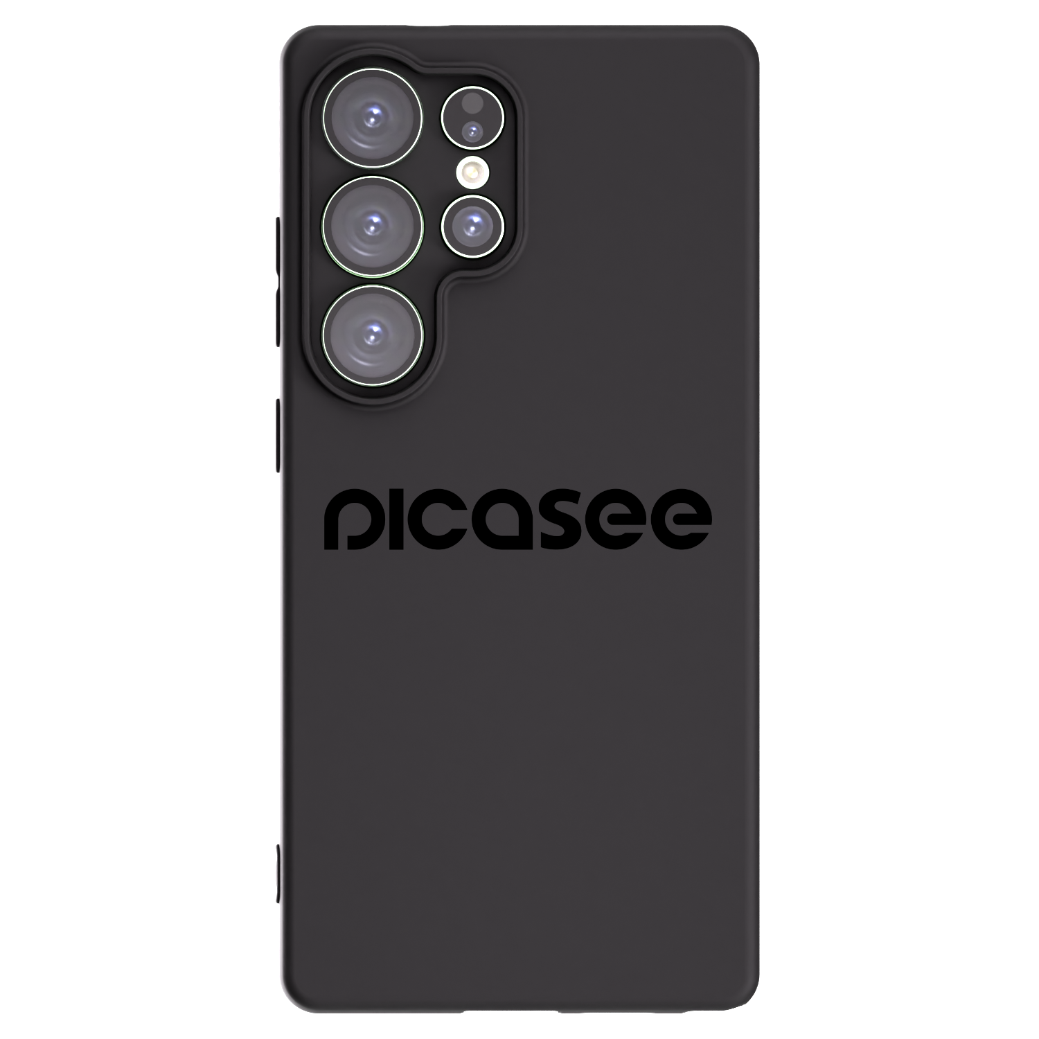 Picasee silikonowe czarne etui na Samsung Galaxy S25 Ultra 5G - Picasee - new logo - black