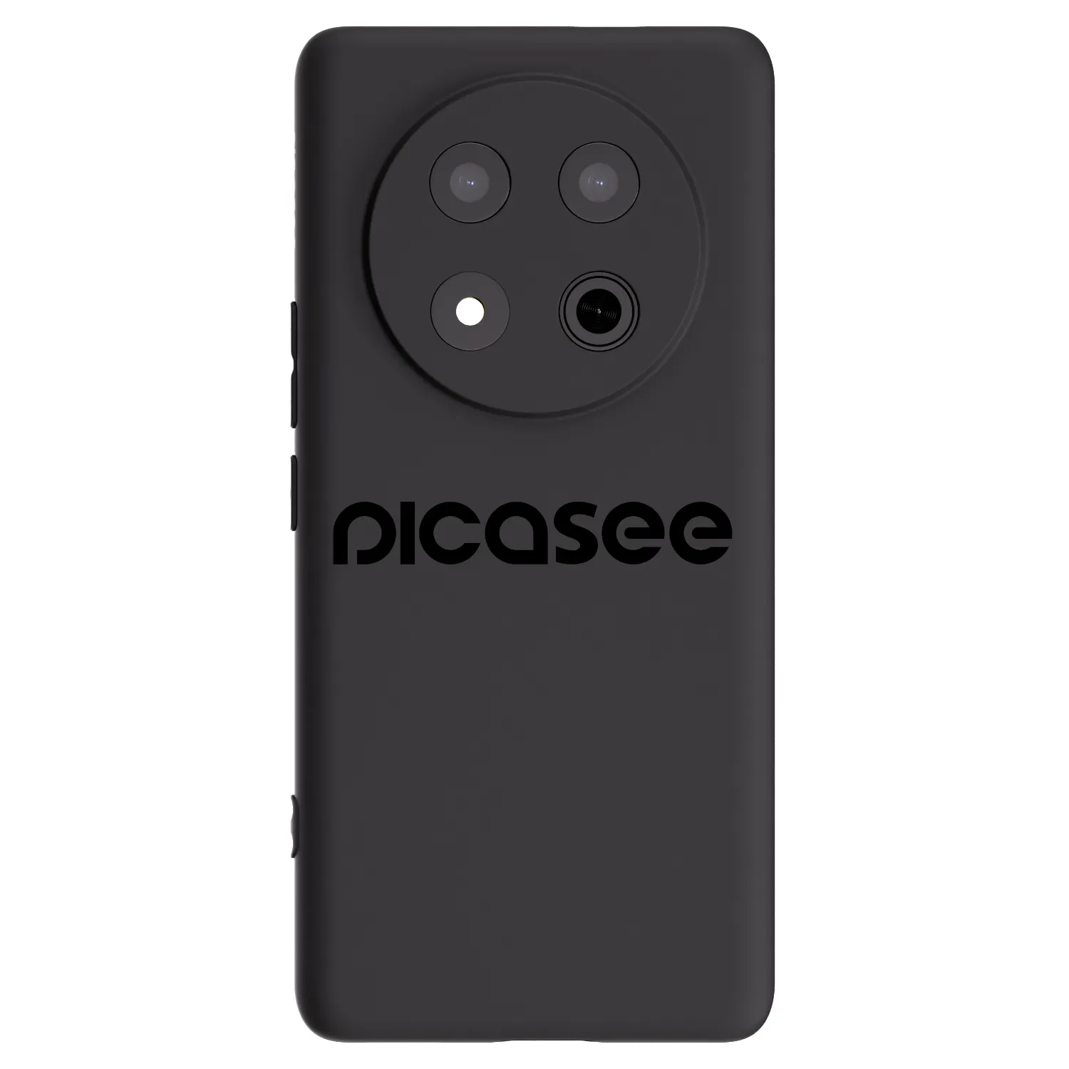 Picasee silikonowe czarne etui na Honor Magic7 Lite 5G - Picasee - new logo - black