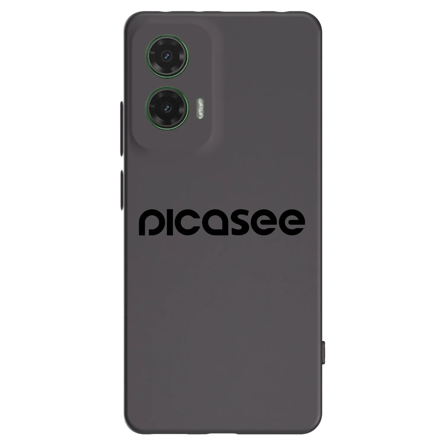 Picasee silikonowe czarne etui na Motorola Moto G35 5G - Picasee - new logo - black