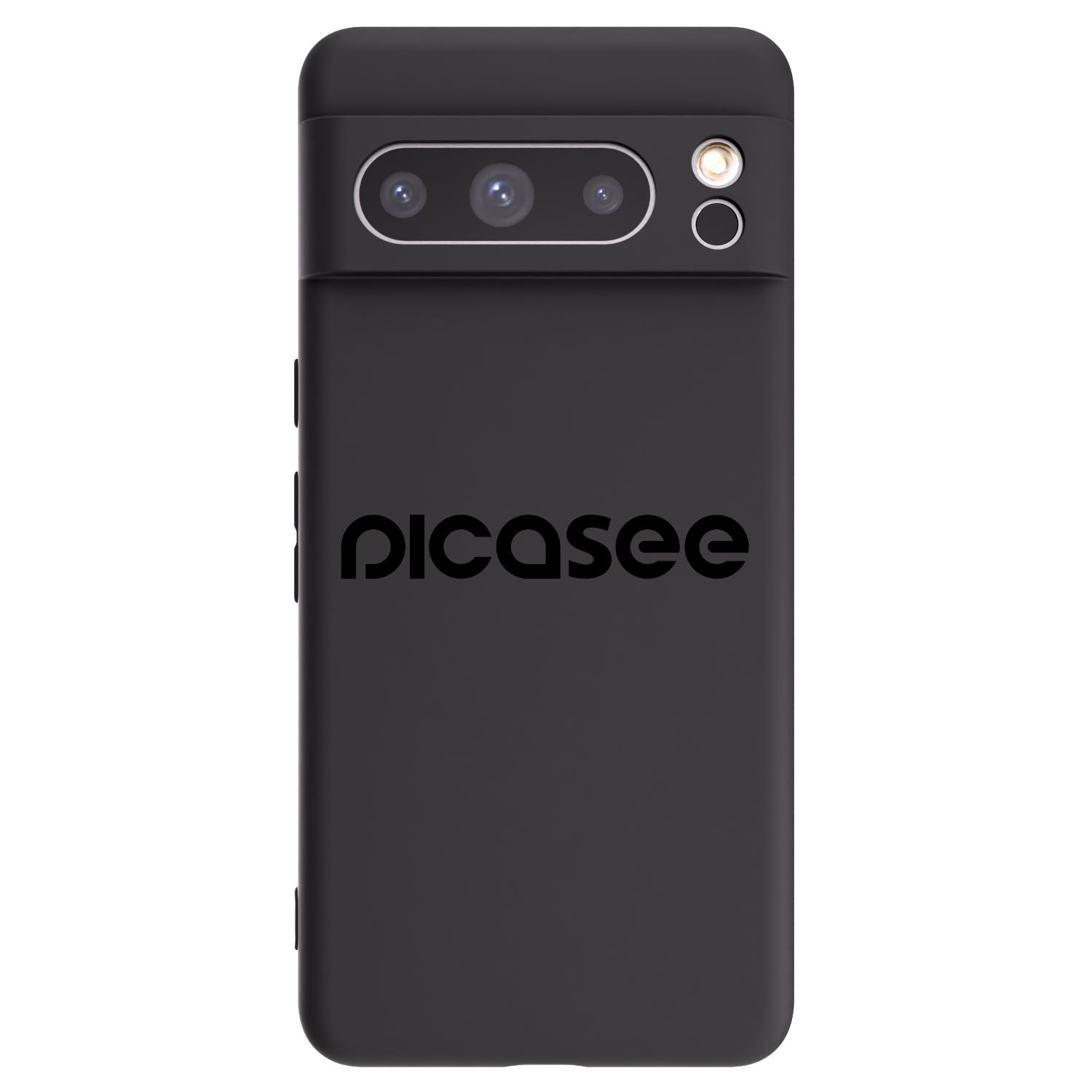 Picasee silikonowe czarne etui na Google Pixel 8 Pro - Picasee - new logo - black