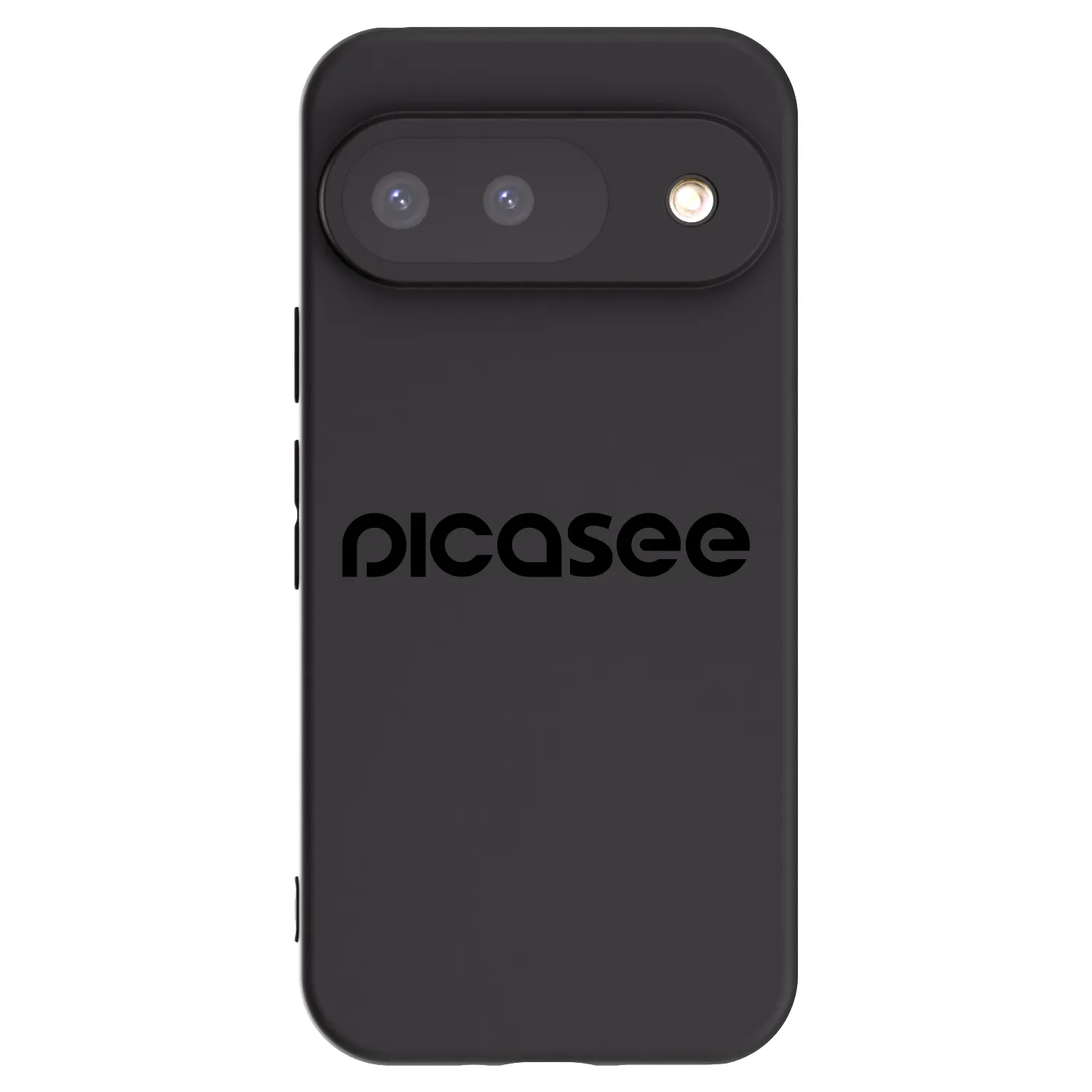 Picasee silikonowe czarne etui na Google Pixel 9 - Picasee - new logo - black
