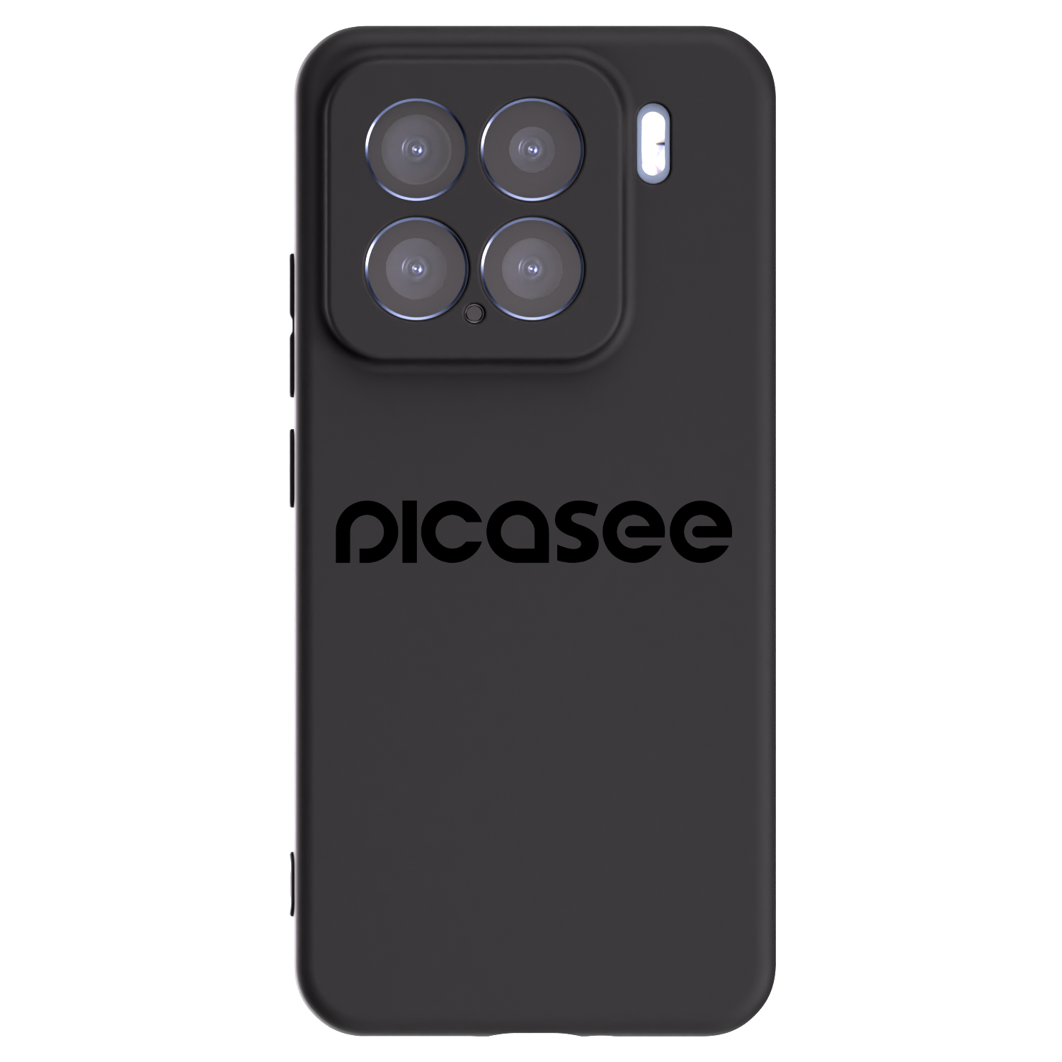 Picasee silikonowe czarne etui na Xiaomi 15 - Picasee - new logo - black