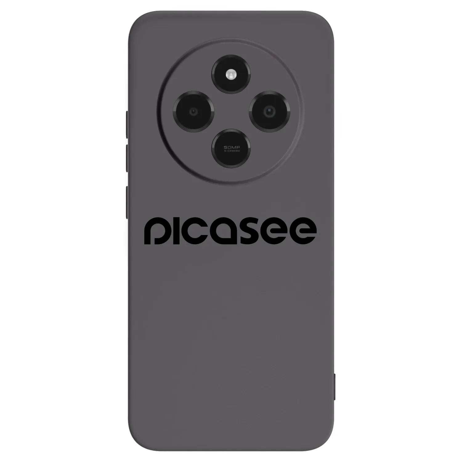 Picasee silikonowe czarne etui na Xiaomi Poco C75 - Picasee - new logo - black