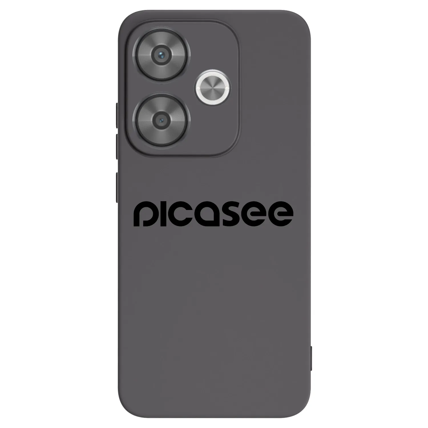 Picasee silikonowe czarne etui na Xiaomi Poco F6 - Picasee - new logo - black