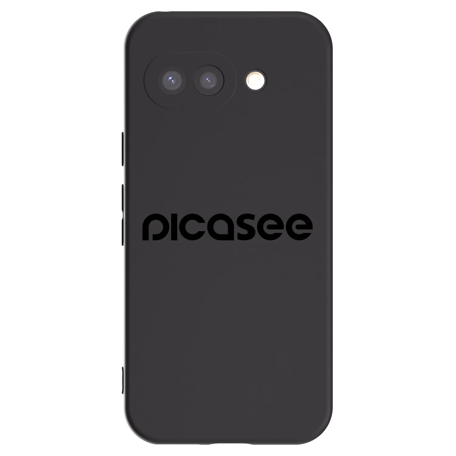 Picasee silikonowe czarne etui na Google Pixel 9a - Picasee - new logo - black