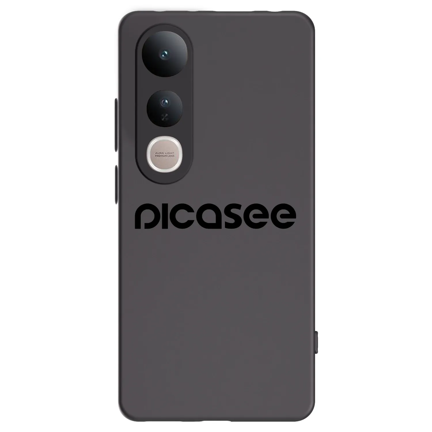 Picasee silikonowe czarne etui na Vivo V50 Lite 5G - Picasee - new logo - black