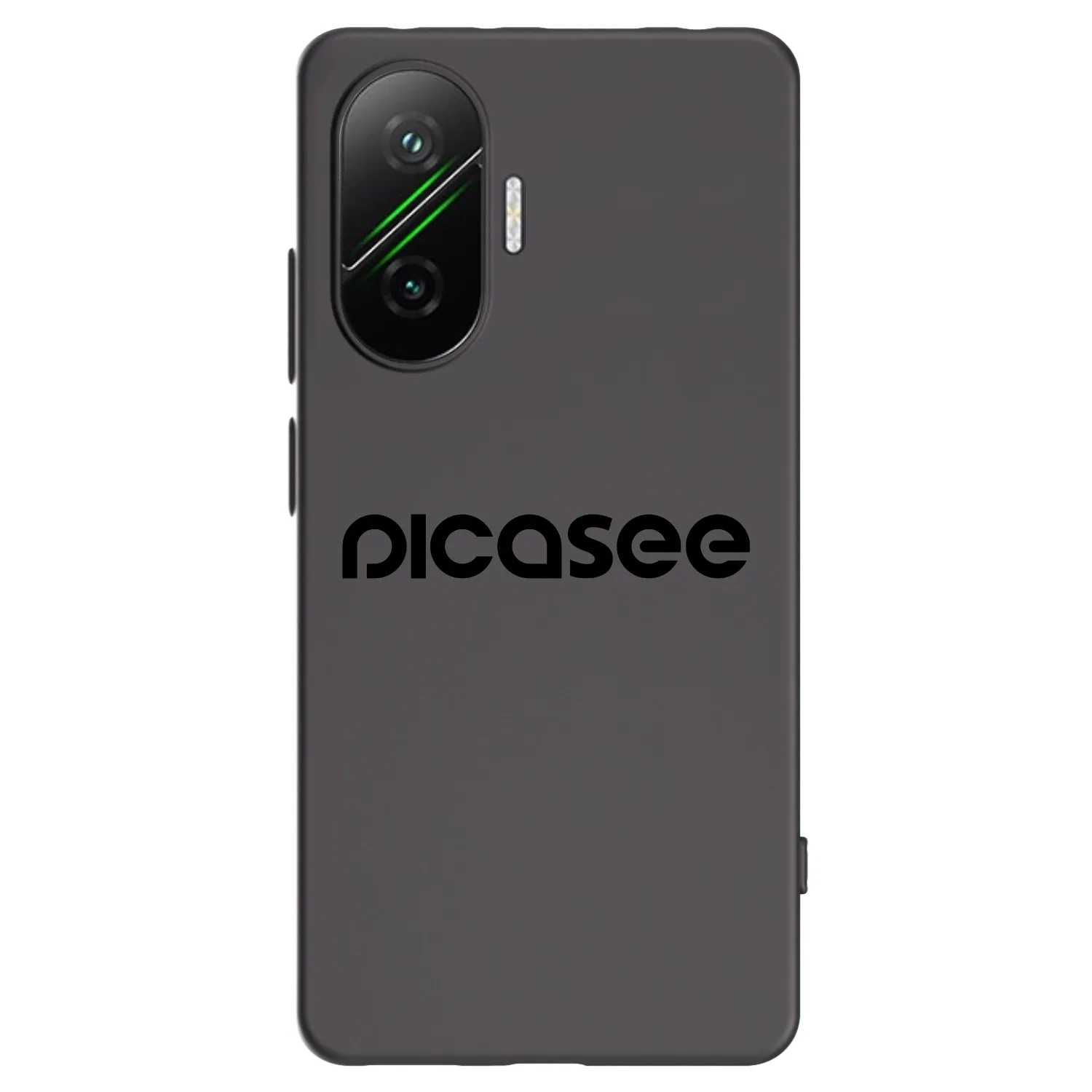 Picasee silikonowe czarne etui na Xiaomi Poco F7 Pro 5G - Picasee - new logo - black