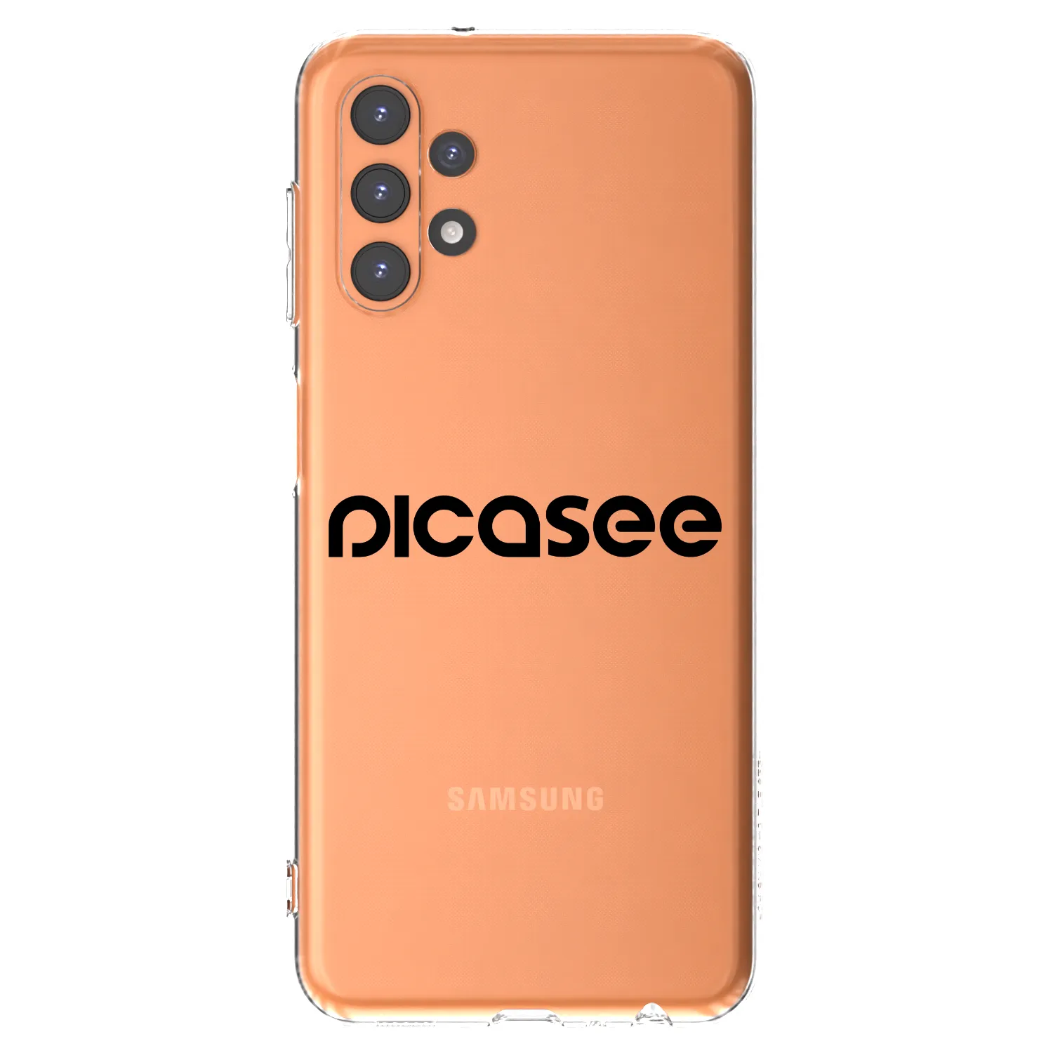 Picasee silikonowe przeźroczyste etui na Samsung Galaxy A13 5G - Picasee - new logo - black