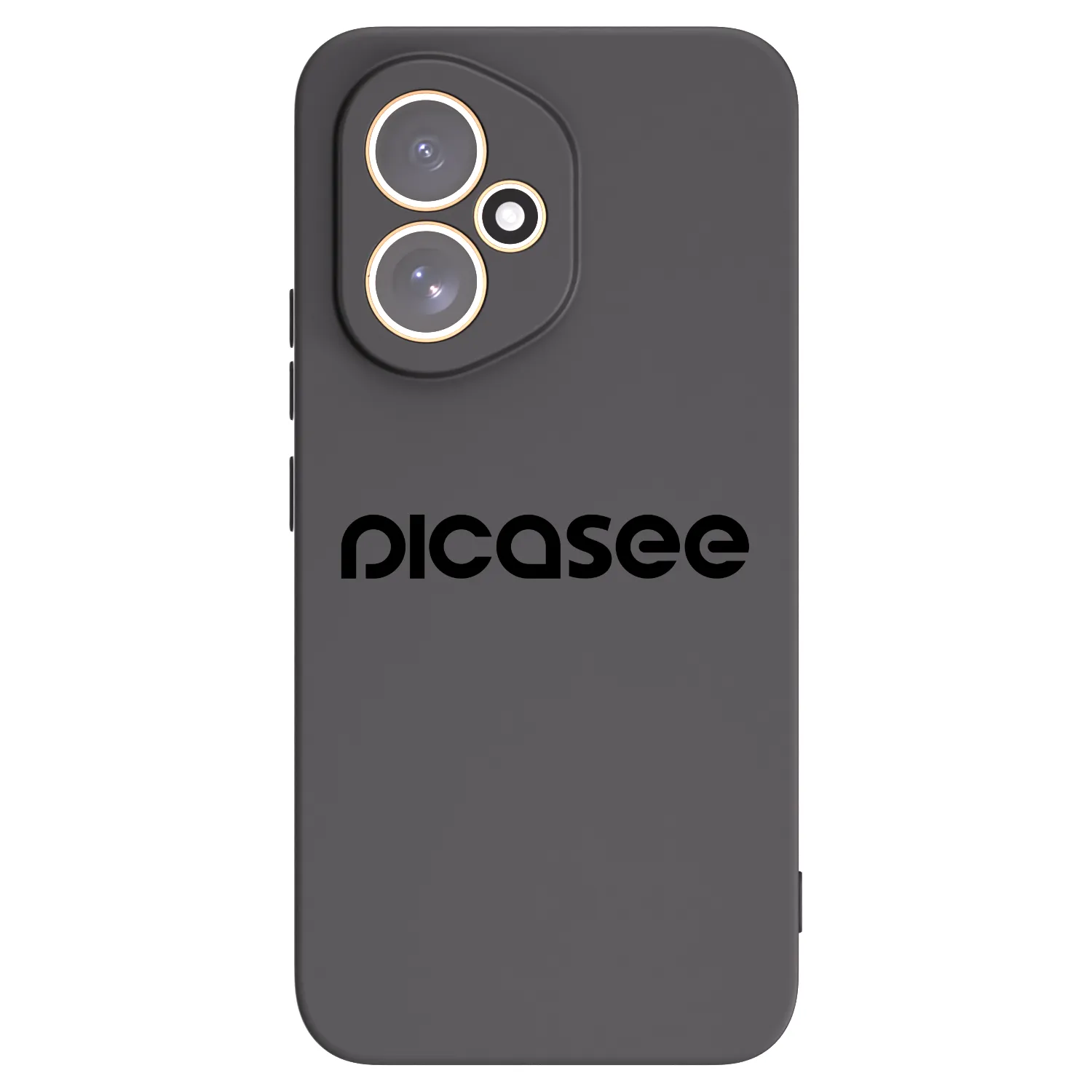 Picasee silikonowe czarne etui na Honor 400 5G - Picasee - new logo - black
