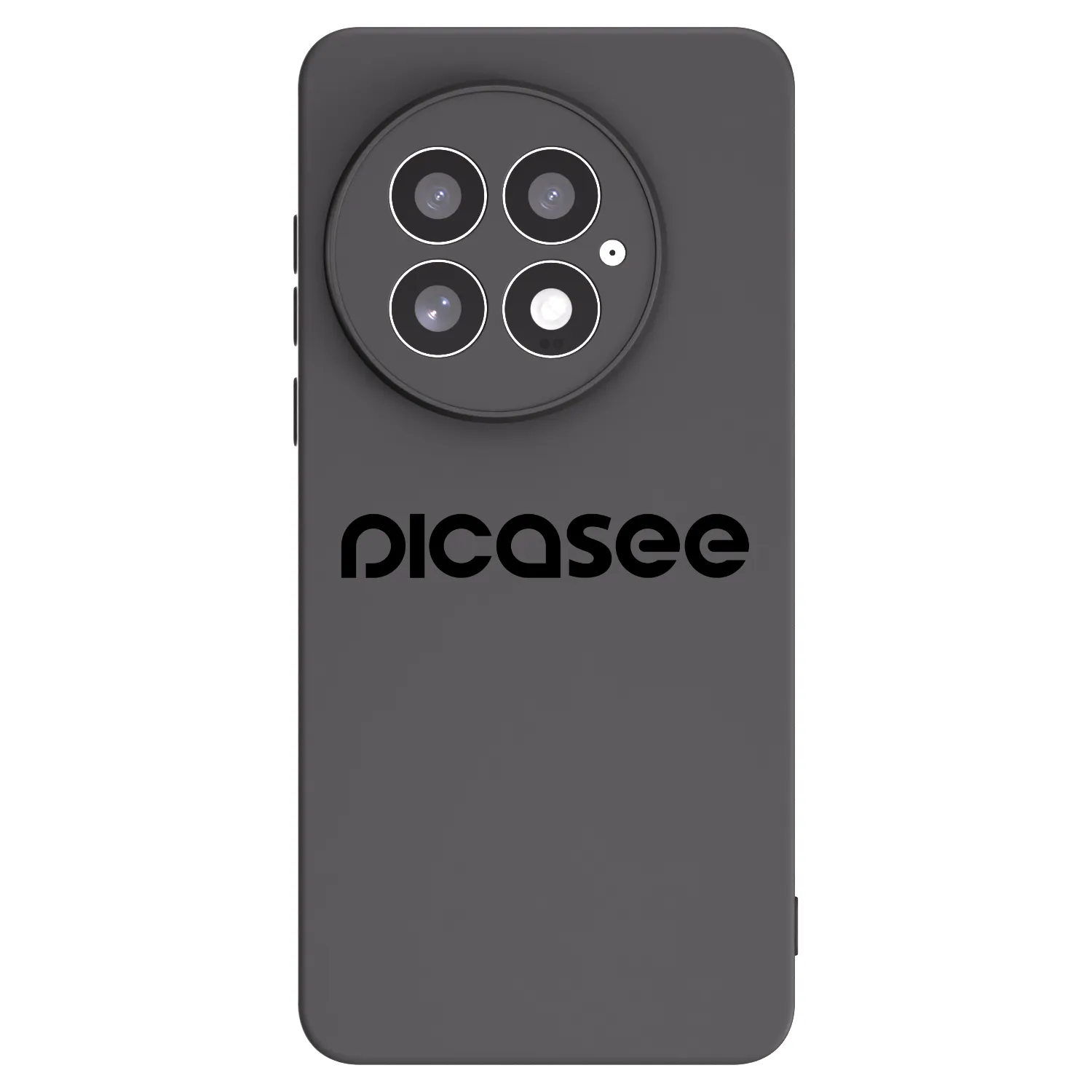 Picasee silikonowe czarne etui na OnePlus 13 5G - Picasee - new logo - black