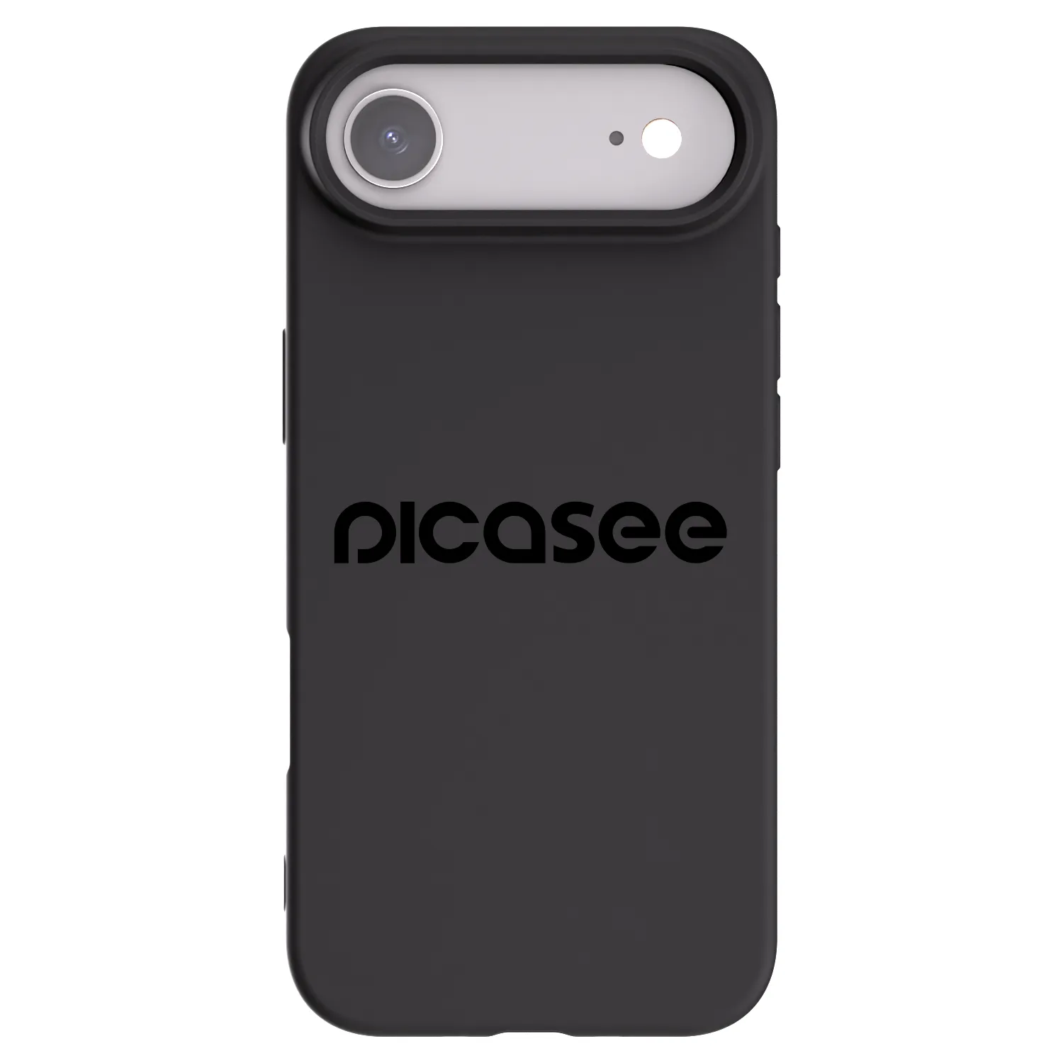 Picasee silikonowe czarne etui na Apple iPhone Air - Picasee - new logo - black