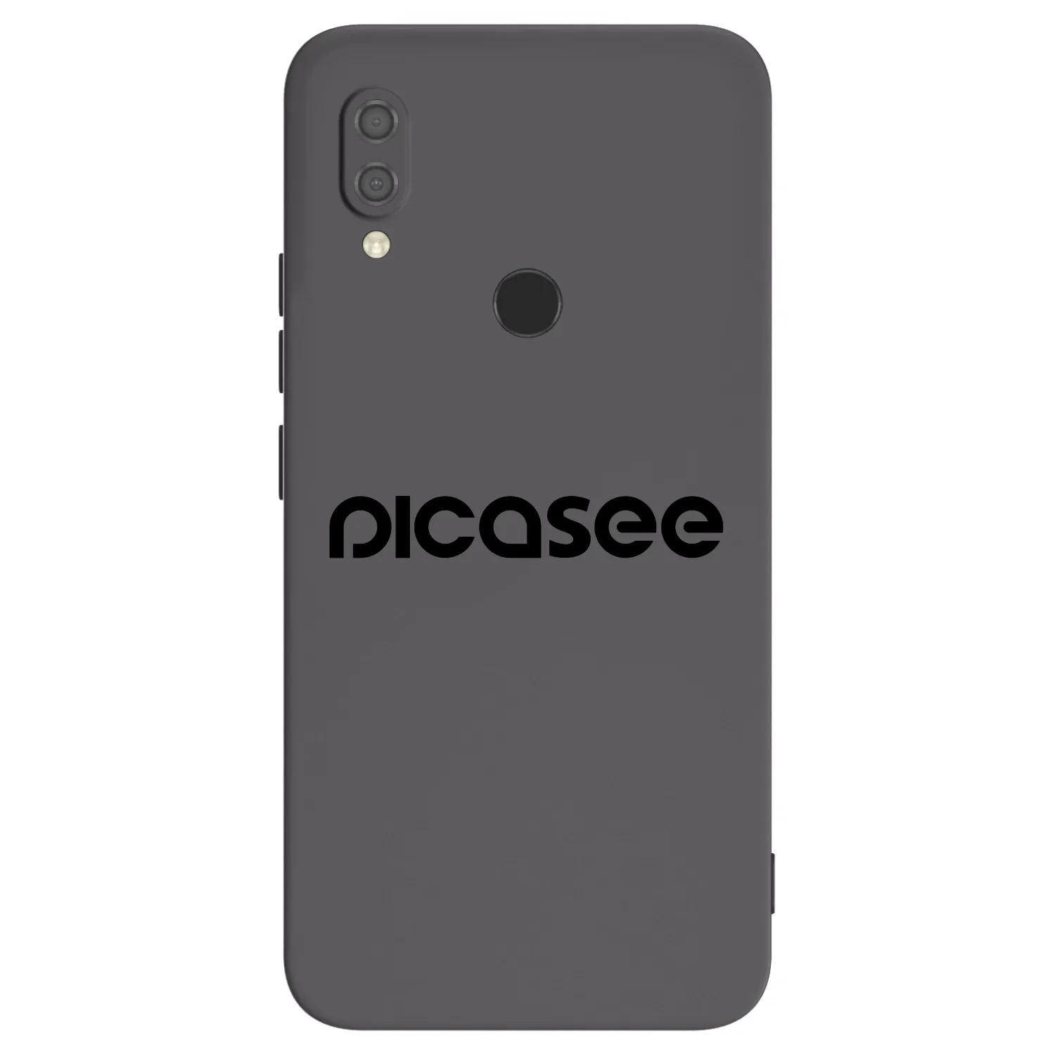 Picasee silikonowe czarne etui na Xiaomi Redmi 7 - Picasee - new logo - black