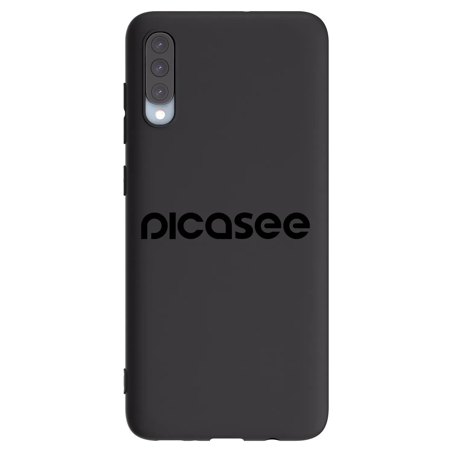 Picasee silikonowe czarne etui na Samsung Galaxy A70 A705F - Picasee - new logo - black