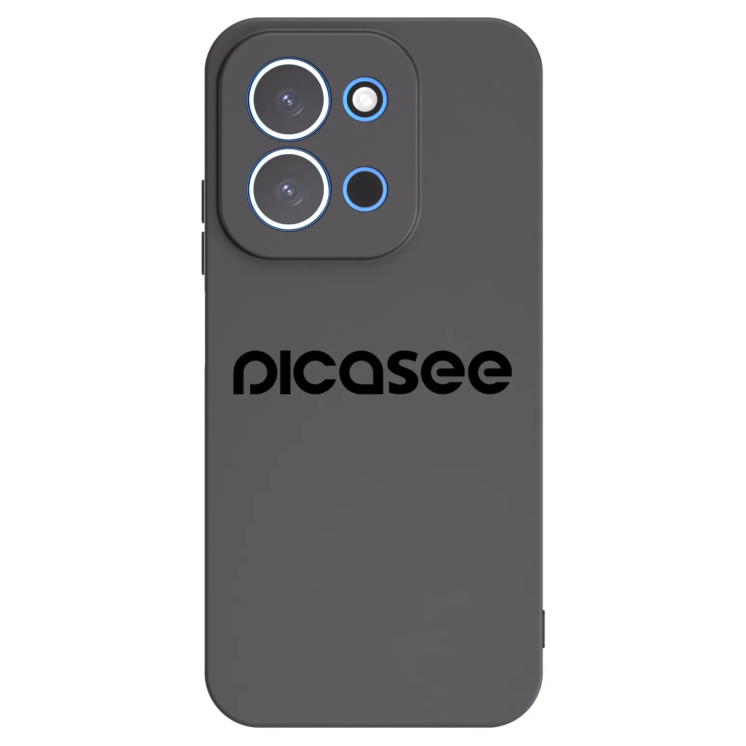 Picasee silikonowe czarne etui na Xiaomi Redmi 15C 4G - Picasee - new logo - black