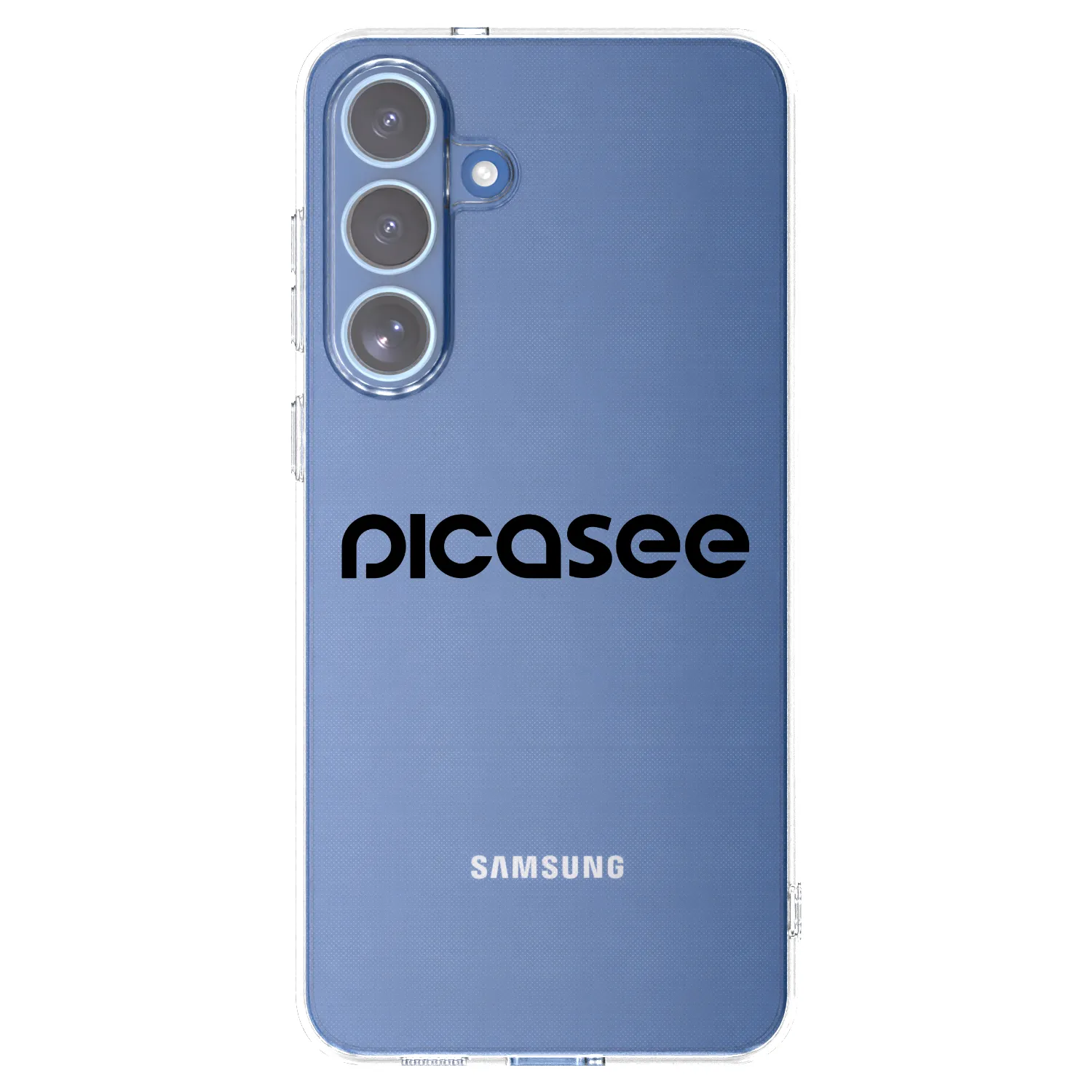 Picasee silikonowe przeźroczyste etui na Samsung Galaxy S25 FE 5G - Picasee - new logo - black