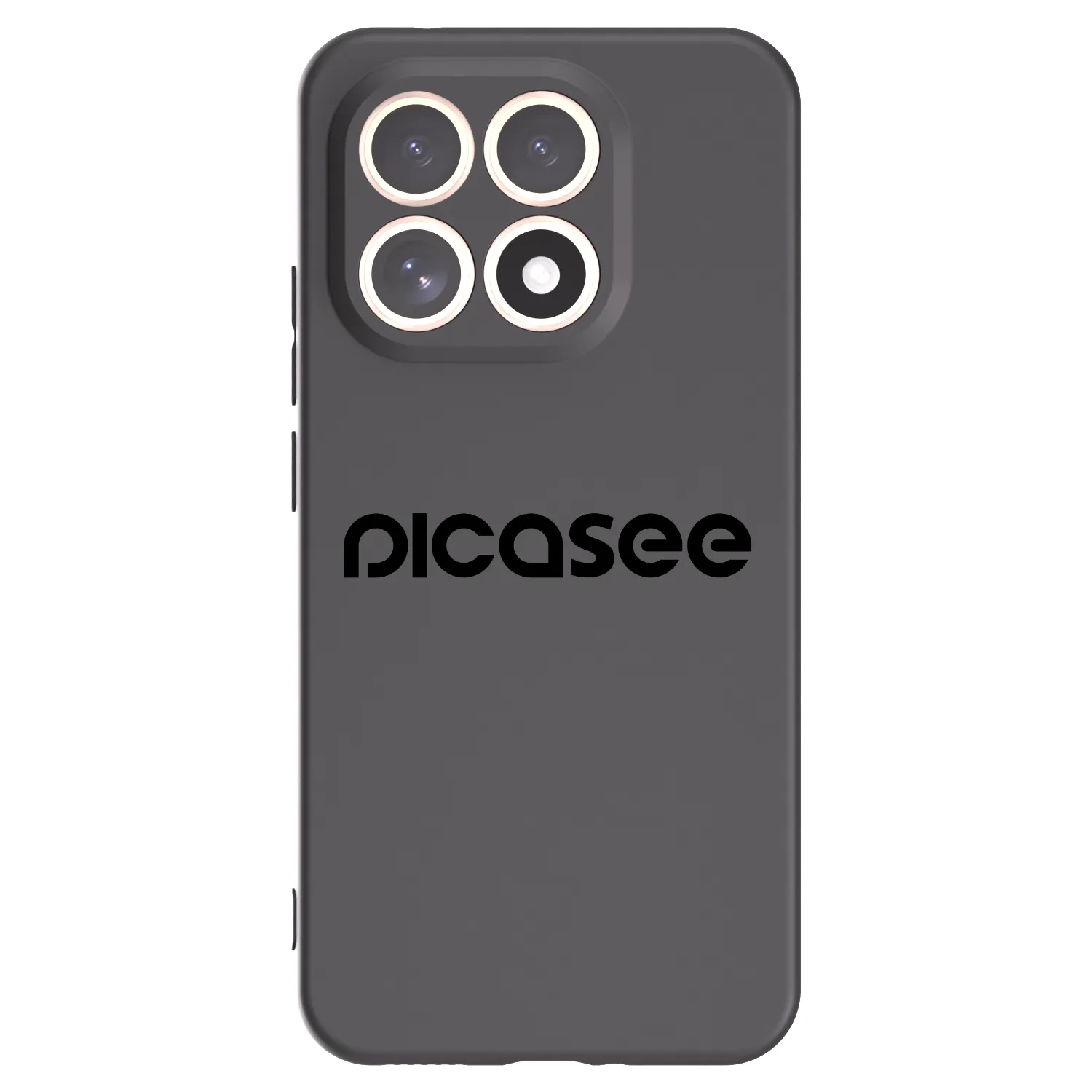 Picasee silikonowe czarne etui na Xiaomi 15T - Picasee - new logo - black