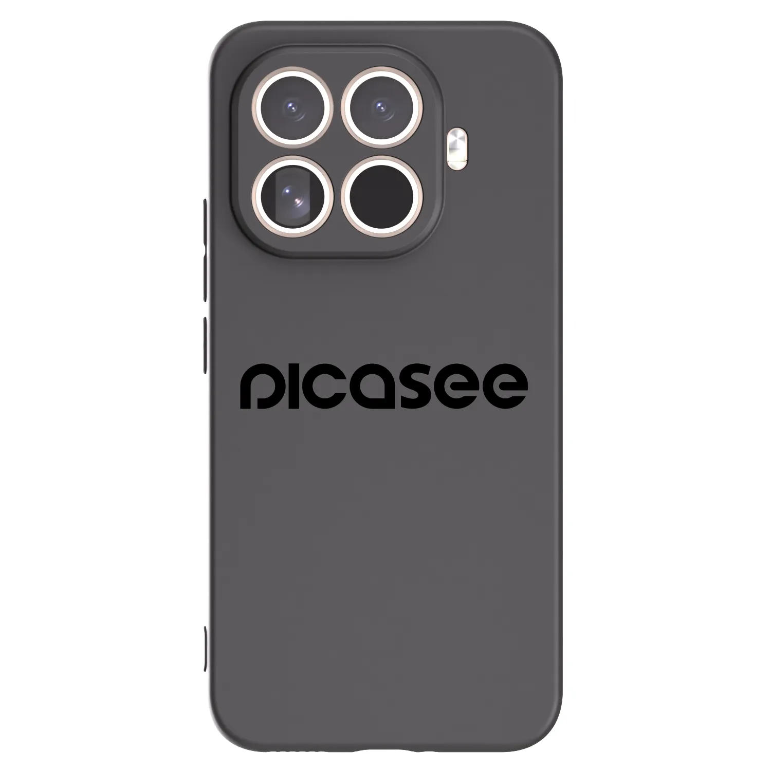 Picasee silikonowe czarne etui na Xiaomi 15T Pro - Picasee - new logo - black