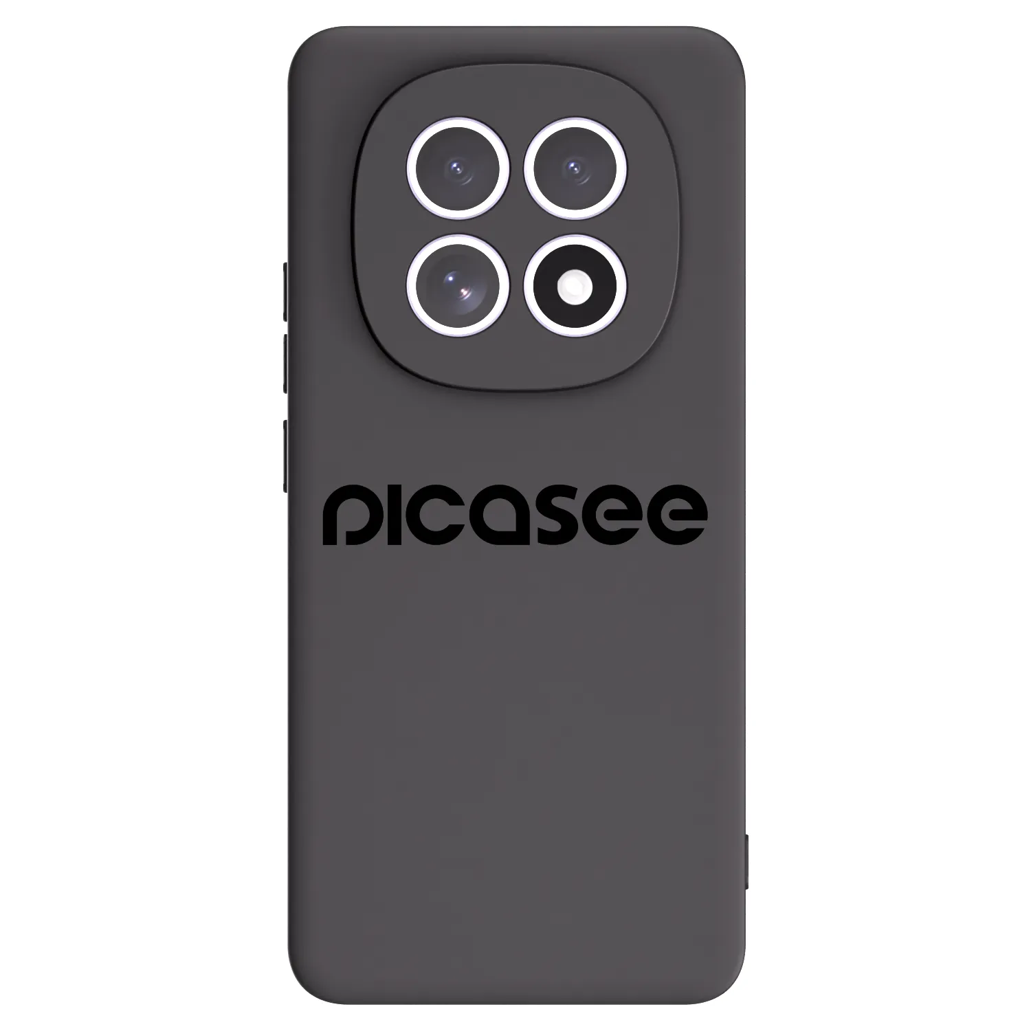 Picasee silikonowe czarne etui na Xiaomi Redmi Note 15 4G - Picasee - new logo - black