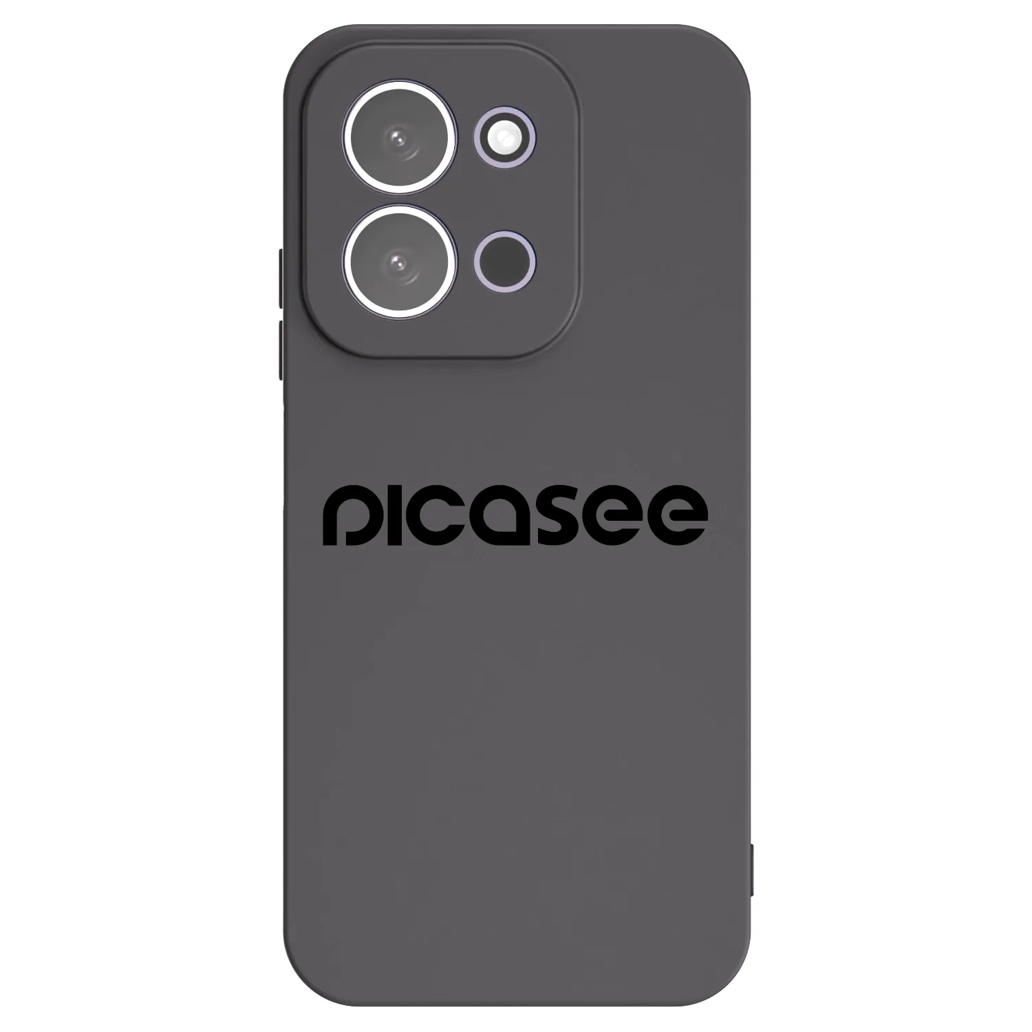 Picasee silikonowe czarne etui na Xiaomi Redmi 15C 5G - Picasee - new logo - black