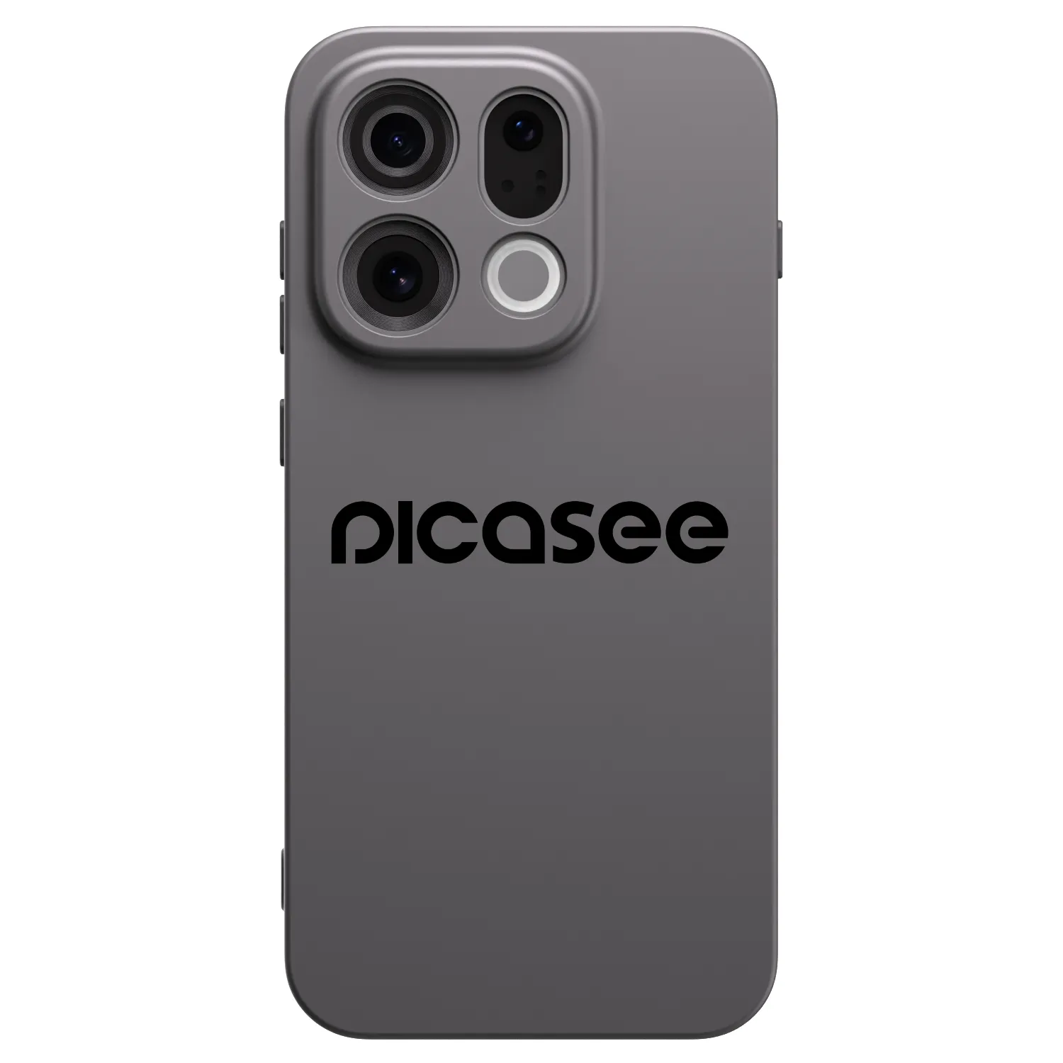 Picasee silikonowe czarne etui na OPPO Find X9 - Picasee - new logo - black