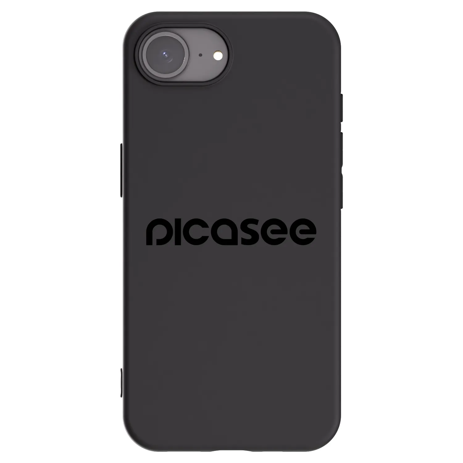Picasee silikonowe czarne etui na Apple iPhone 17e - Picasee - new logo - black