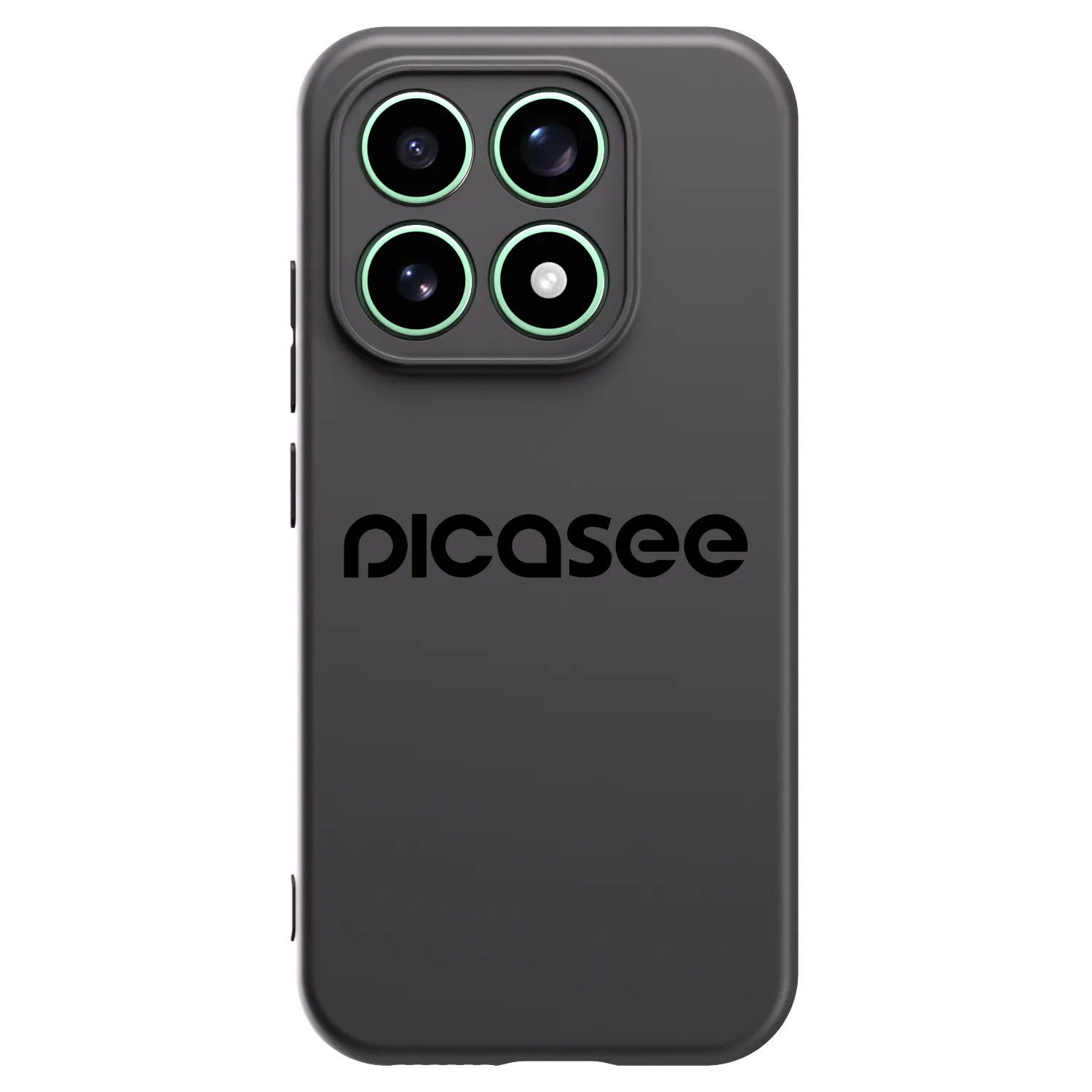 Picasee silikonowe czarne etui na Xiaomi 17 - Picasee - new logo - black