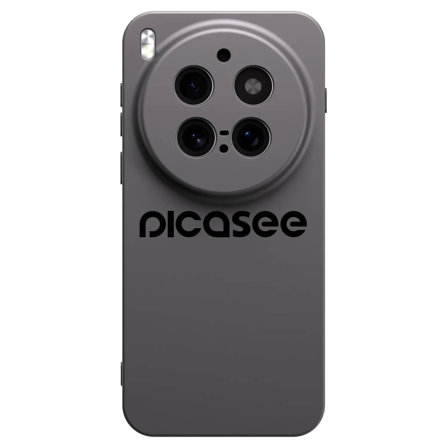 Picasee silikonowe czarne etui na Vivo X300 Pro - Picasee - new logo - black