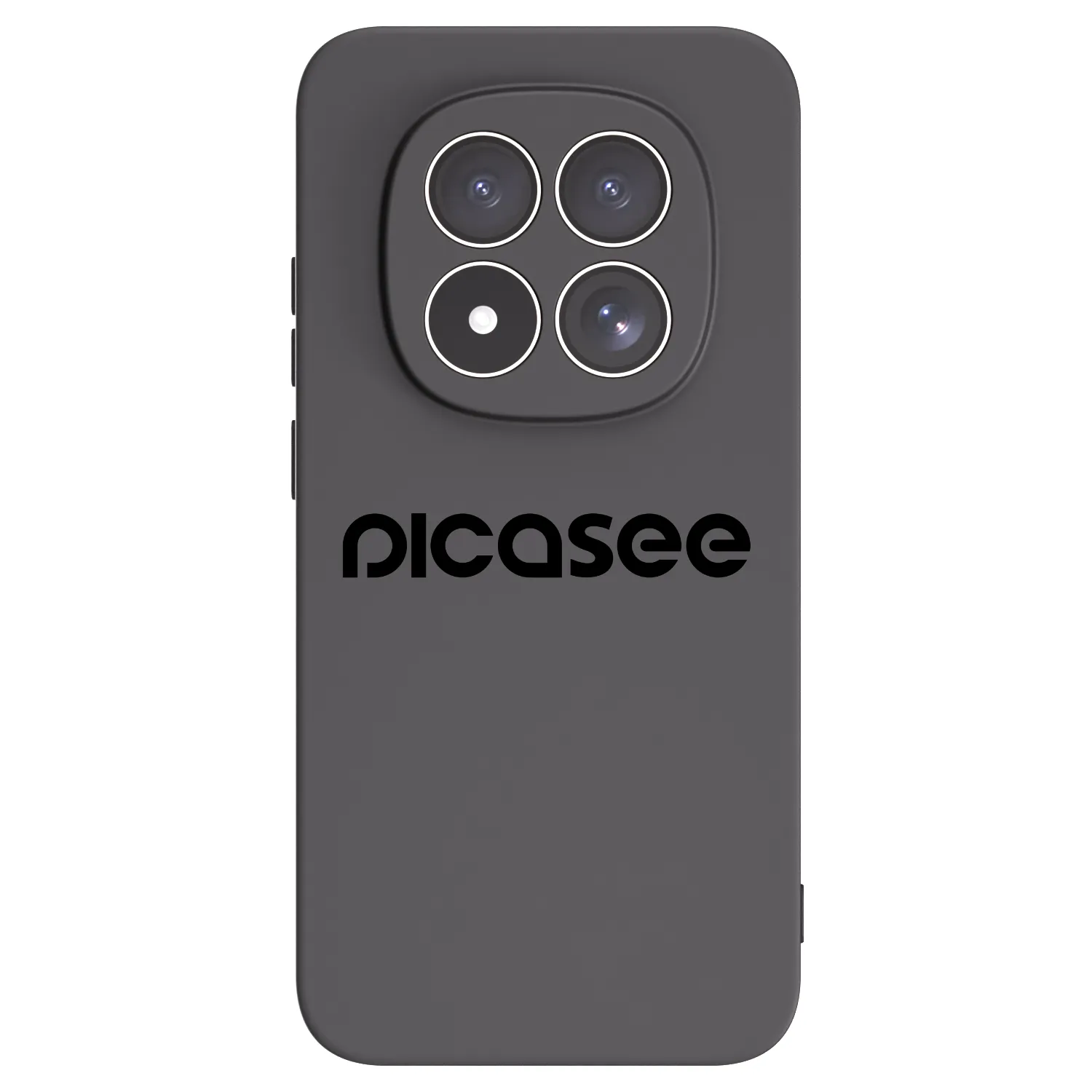 Picasee silikonowe czarne etui na Xiaomi Redmi Note 15 Pro 5G - Picasee - new logo - black