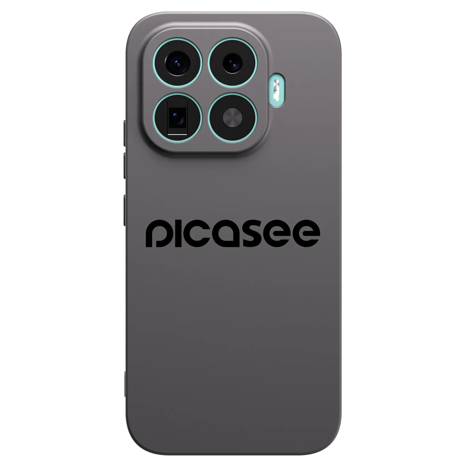 Picasee silikonowe czarne etui na Xiaomi 17T - Picasee - new logo - black