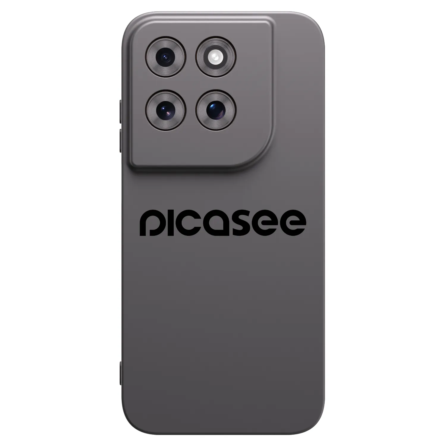 Picasee silikonowe czarne etui na Motorola Moto G77 - Picasee - new logo - black
