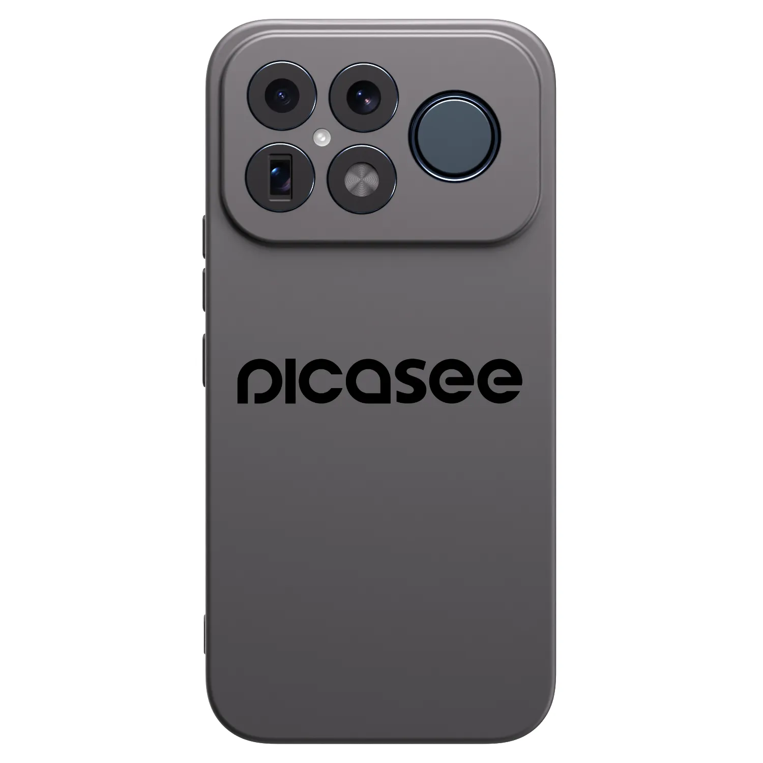 Picasee silikonowe czarne etui na Xiaomi Poco F8 Ultra - Picasee - new logo - black