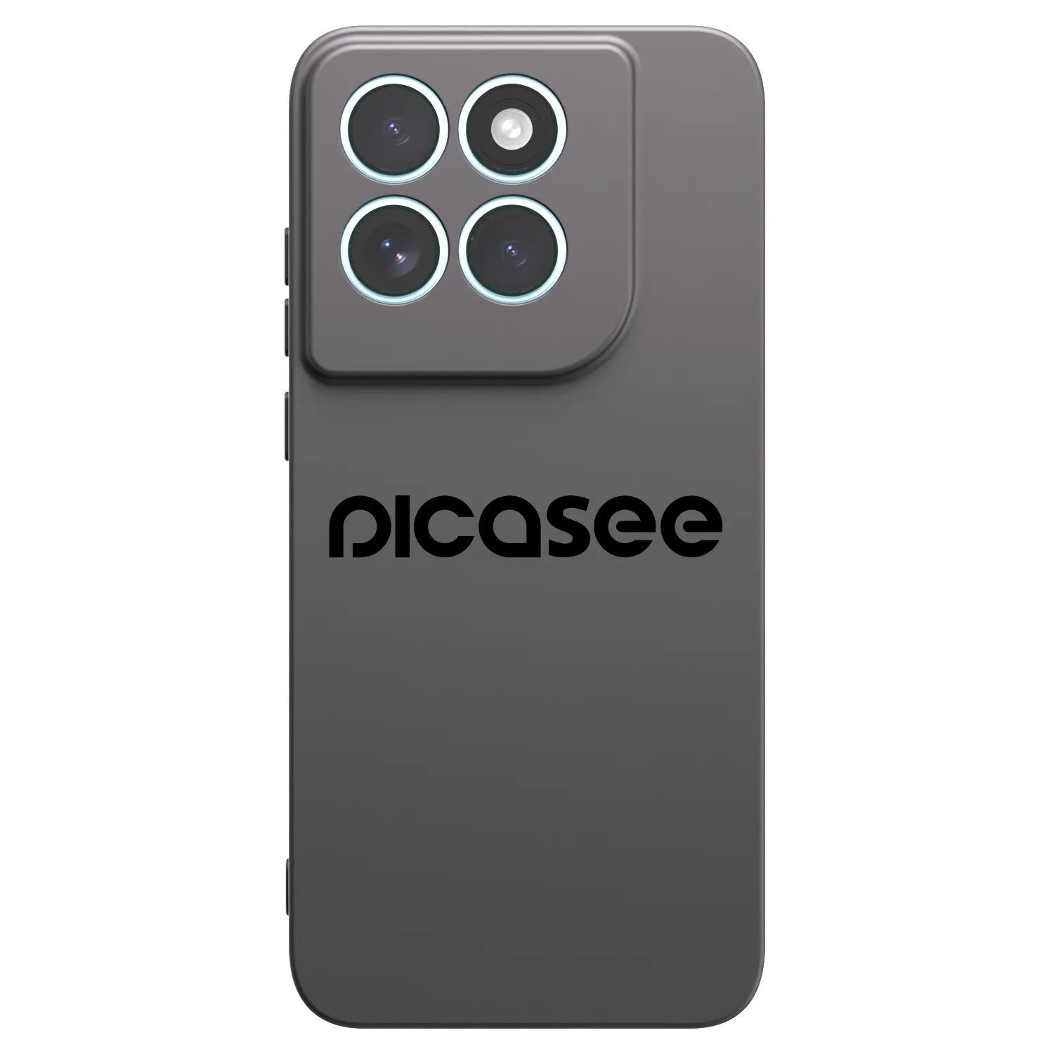 Picasee silikonowe czarne etui na Motorola Edge 70 Fusion - Picasee - new logo - black