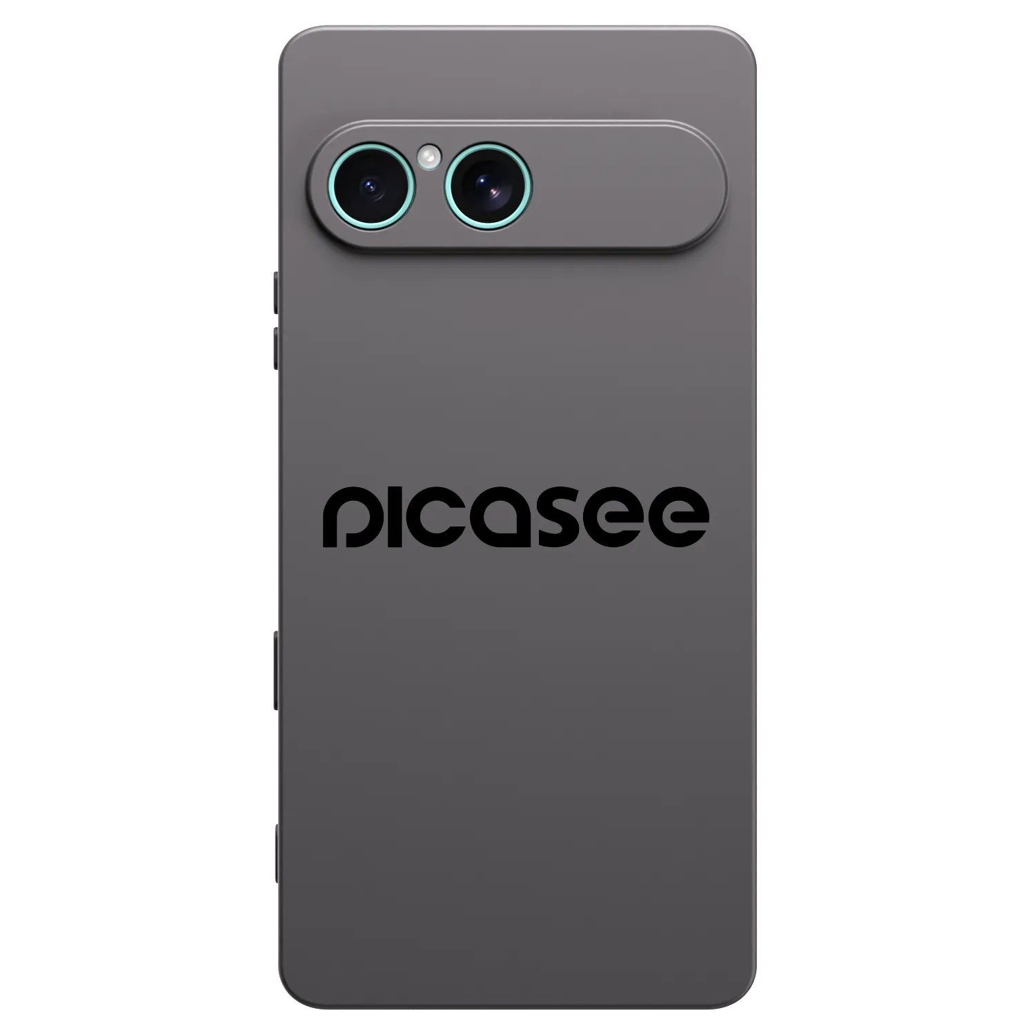 Picasee silikonowe czarne etui na Sony Xperia 10 VII - Picasee - new logo - black