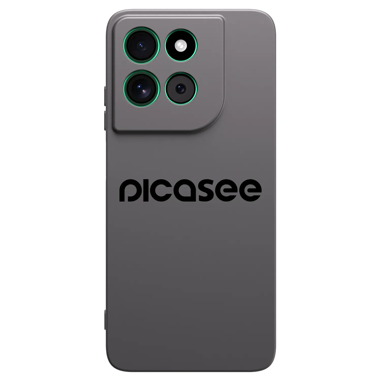 Picasee silikonowe czarne etui na Motorola Moto G57 Power - Picasee - new logo - black