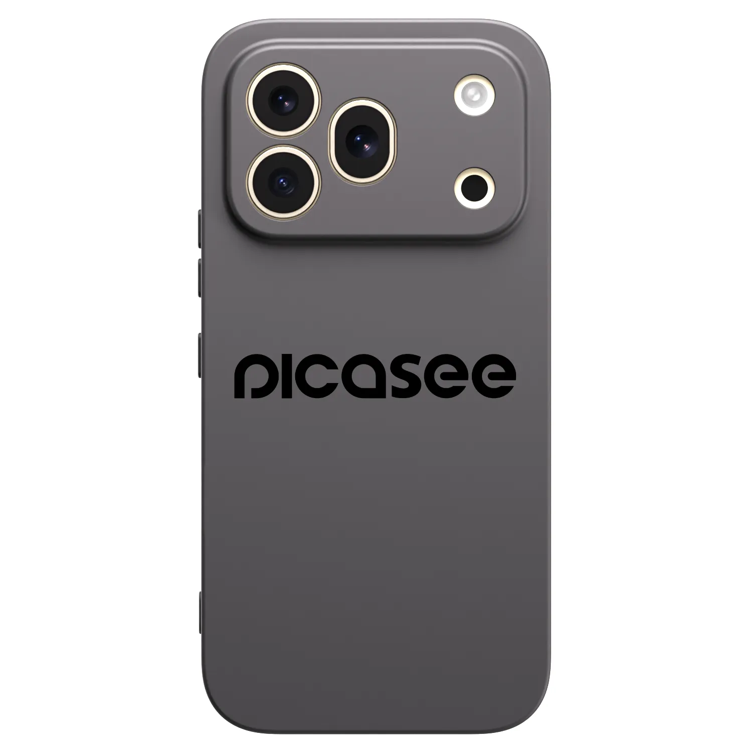 Picasee silikonowe czarne etui na Honor 600 Pro - Picasee - new logo - black