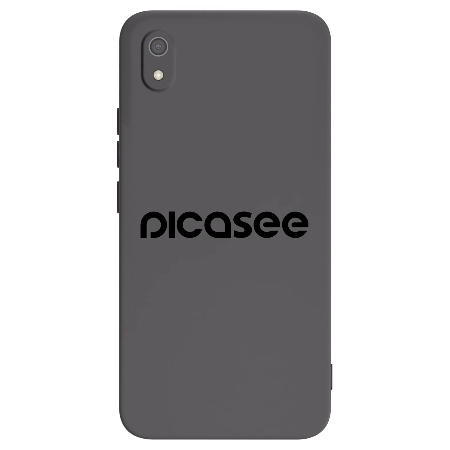 Picasee silikonowe czarne etui na Xiaomi Redmi 7A - Picasee - new logo - black