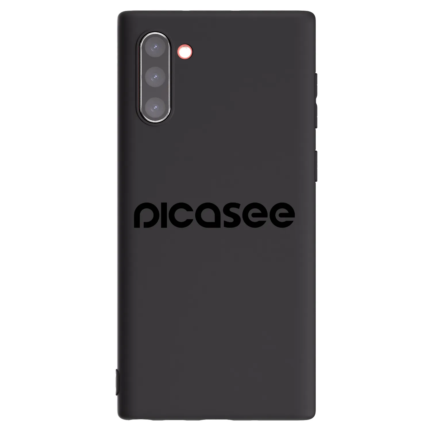 Picasee silikonowe czarne etui na Samsung Galaxy Note 10 N970F - Picasee - new logo - black