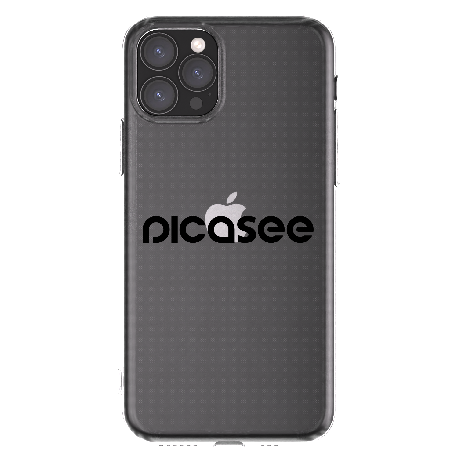 Picasee silikonowe przeźroczyste etui na Apple iPhone 11 Pro - Picasee - new logo - black