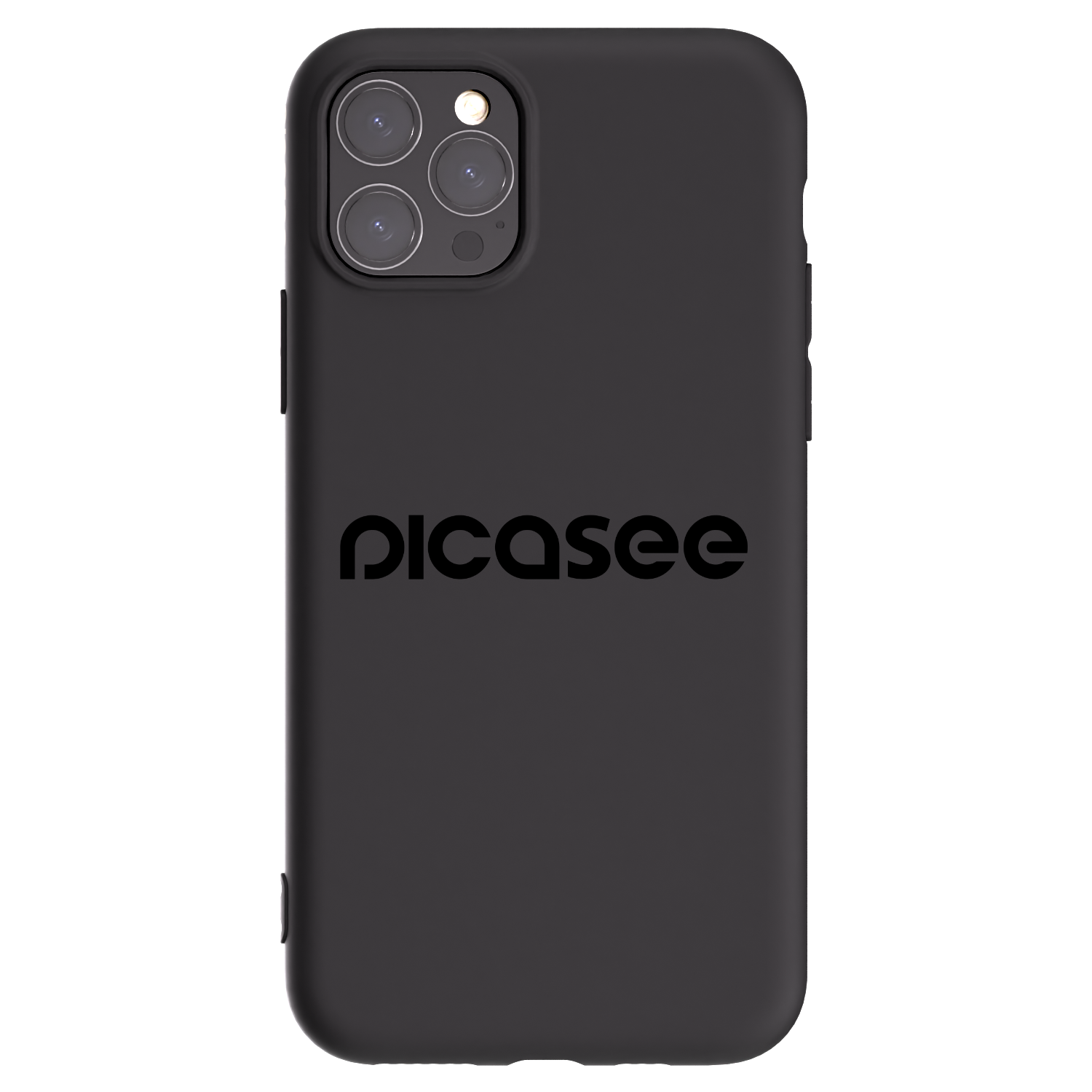 Picasee silikonowe czarne etui na Apple iPhone 11 Pro - Picasee - new logo - black