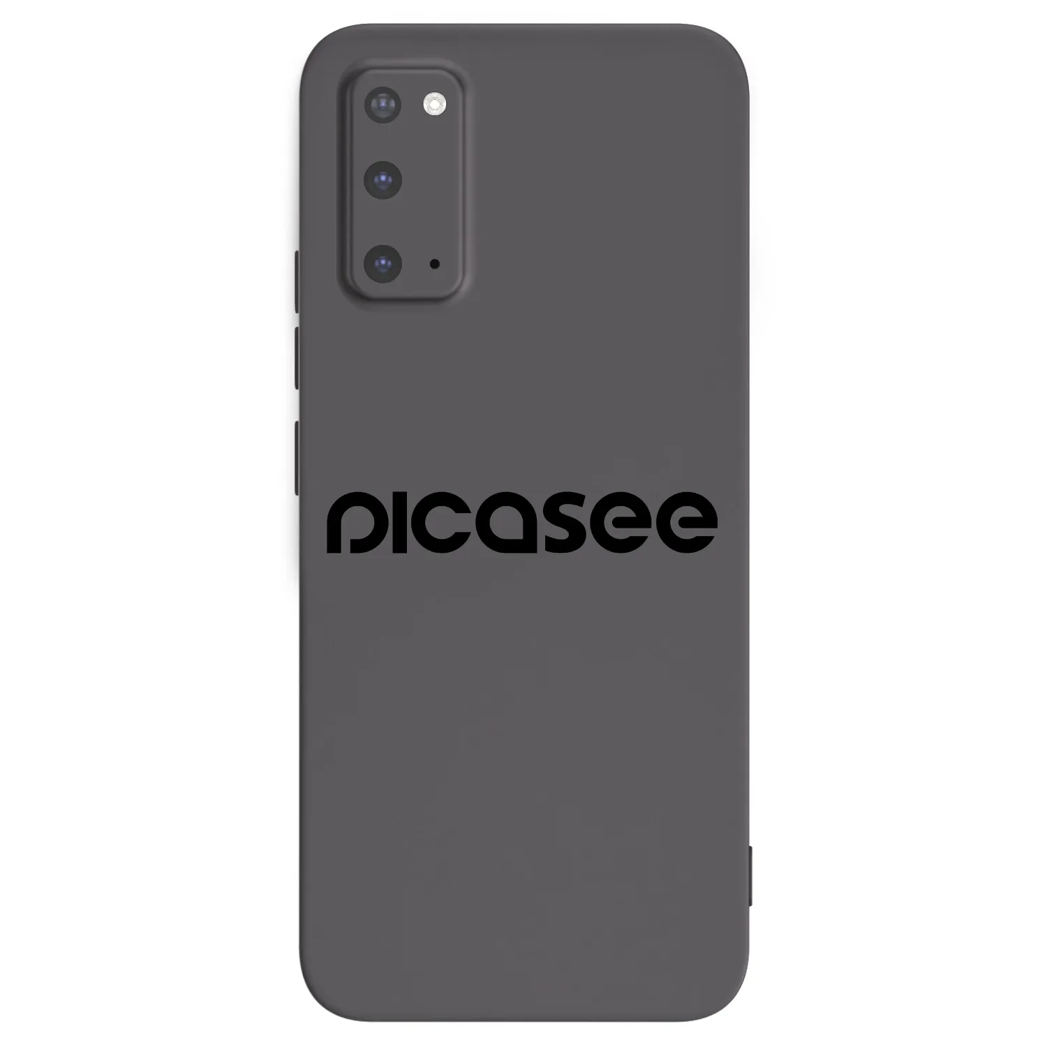 Picasee silikonowe czarne etui na Samsung Galaxy S20 G980F - Picasee - new logo - black