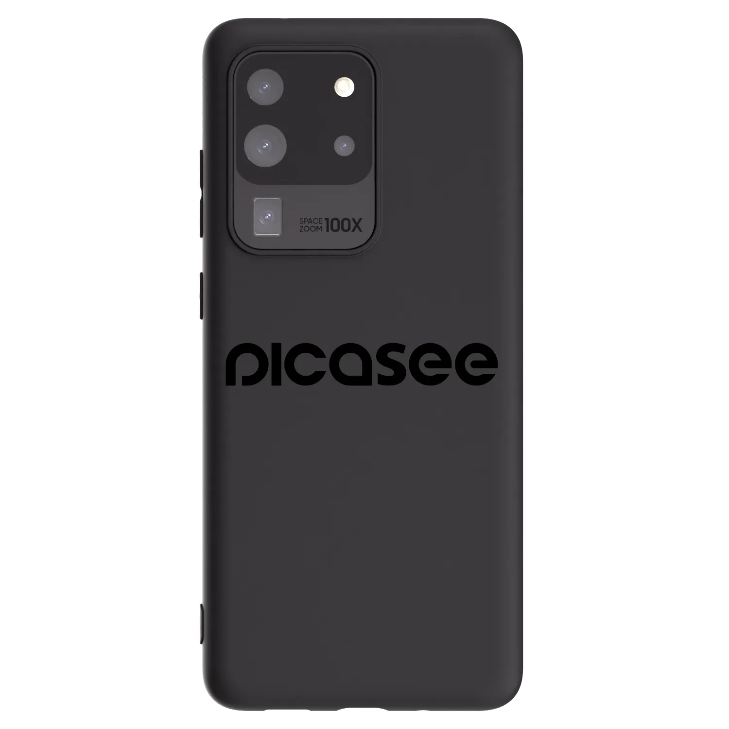 Picasee silikonowe czarne etui na Samsung Galaxy S20 Ultra 5G G988F - Picasee - new logo - black