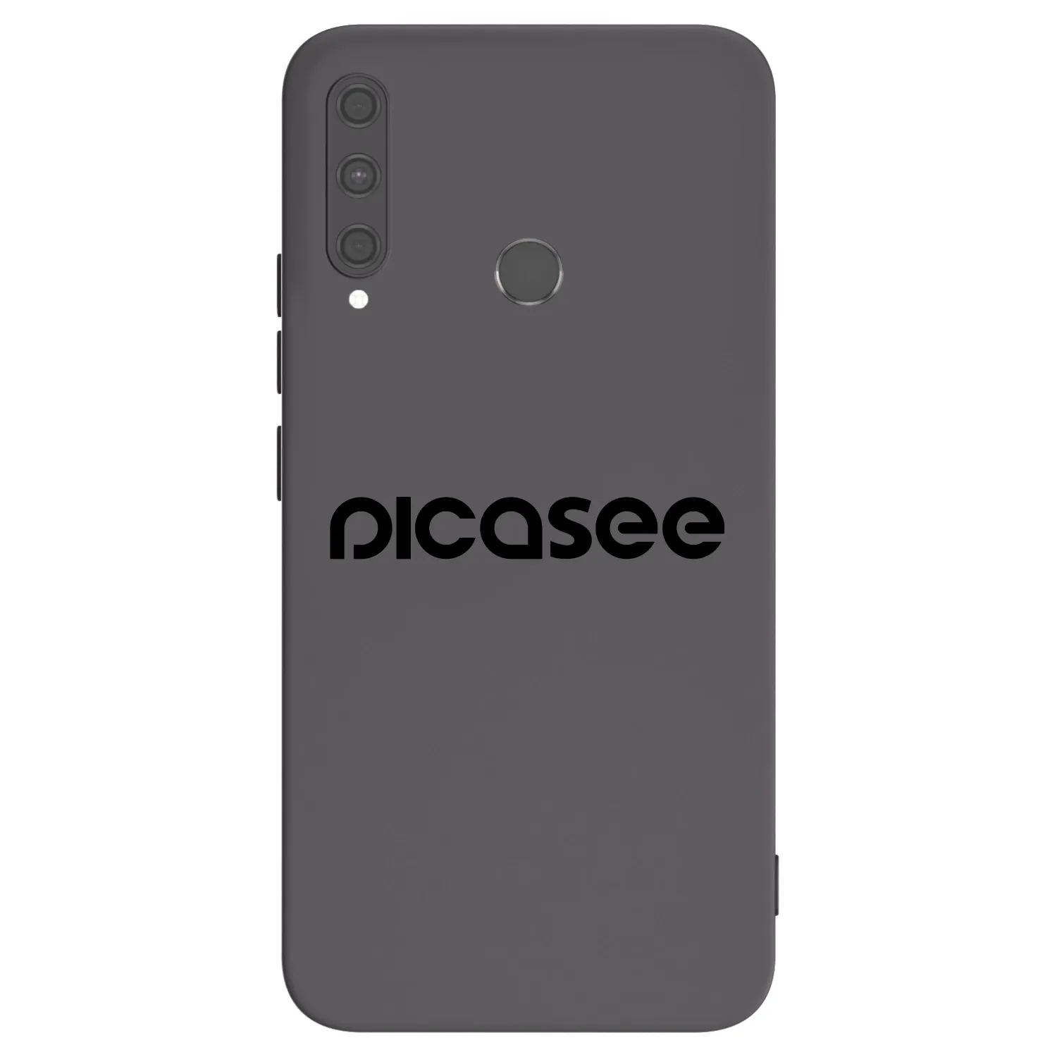 Picasee silikonowe czarne etui na Huawei P40 Lite E - Picasee - new logo - black