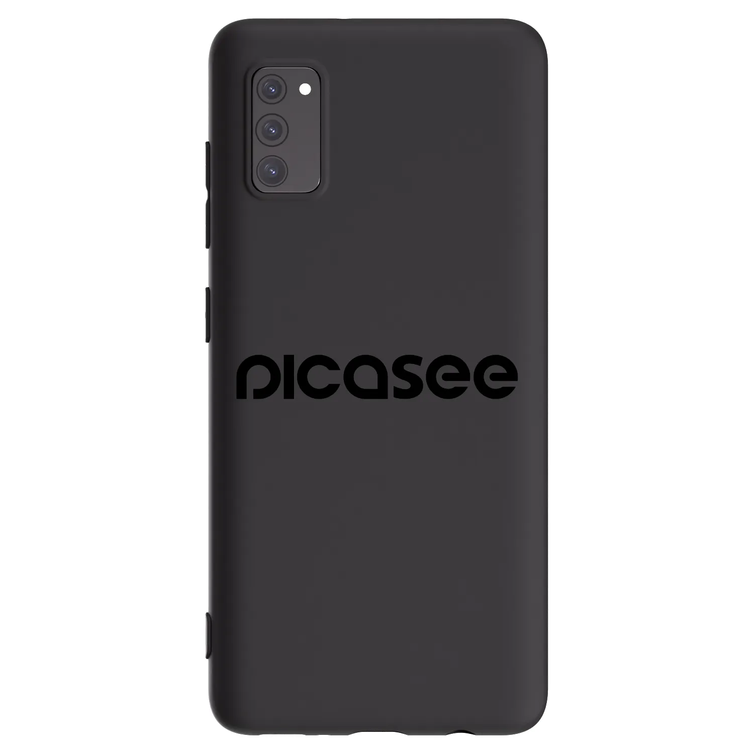 Picasee silikonowe czarne etui na Samsung Galaxy A41 A415F - Picasee - new logo - black