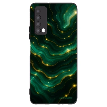 Picasee silikonowe czarne etui na Huawei P Smart 2021 - Emerald