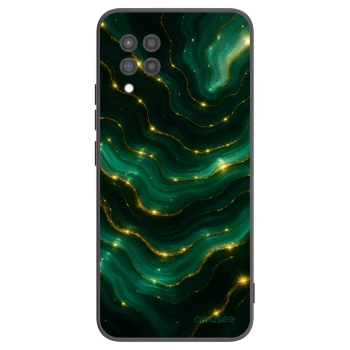 Picasee silikonowe czarne etui na Samsung Galaxy A42 A426B - Emerald