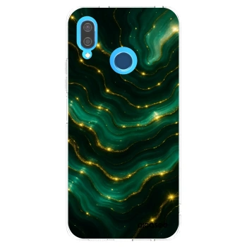 Picasee silikonowe przeźroczyste etui na Huawei P20 Lite - Emerald