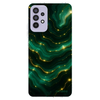 Picasee silikonowe przeźroczyste etui na Samsung Galaxy A32 4G SM-A325F - Emerald