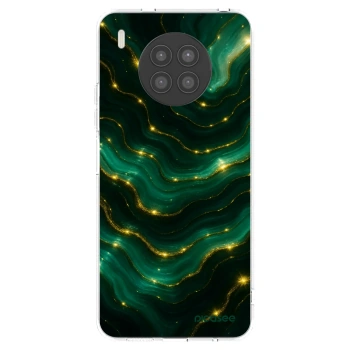 Picasee silikonowe przeźroczyste etui na Huawei Nova 8i - Emerald