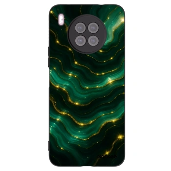 Picasee silikonowe czarne etui na Huawei Nova 8i - Emerald
