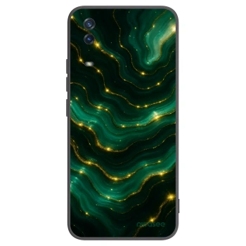Picasee silikonowe czarne etui na Vivo Y11s - Emerald
